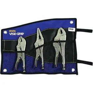 PLIER LCKING FAST RELEASE 3PC KIT BAG