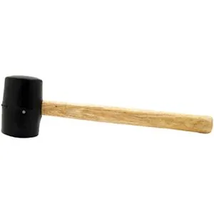 Wilmar Corp. / Performance Tool 8 oz. Rubber Mallet Wood Handle