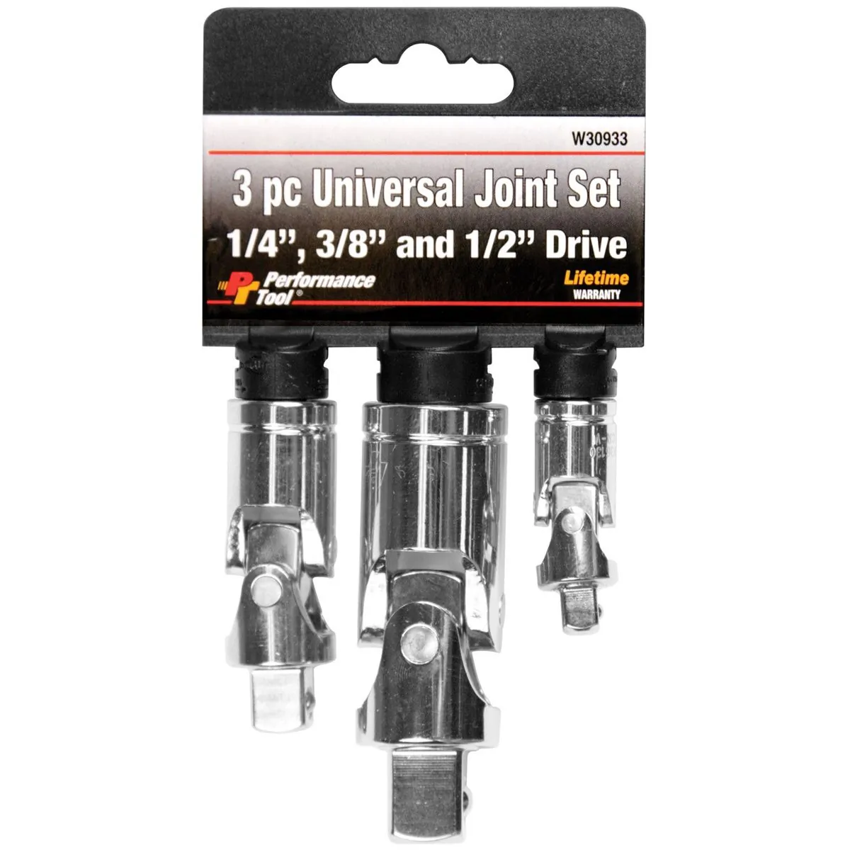 Wilmar Corp. / Performance Tool 3 Piece Universal Joint Set