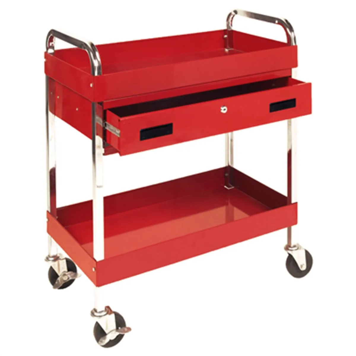 Wilmar Corp. / Performance Tool Two Shelf Utility Cart w/Drawer