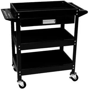 Wilmar Corp. / Performance Tool 3 Shelf Utility Cart w/Drawer