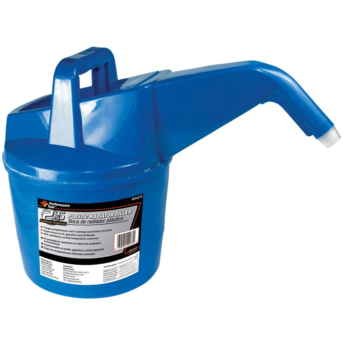 Wilmar Corp. / Performance Tool 2-1/2 gal. Plastic Radiator Filler