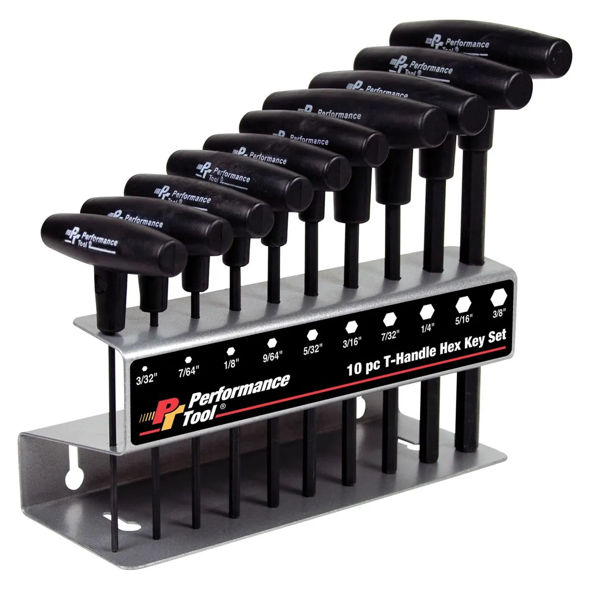 Wilmar Corp. / Performance Tool 10 Piece SAE T-Handle Hex Key Set
