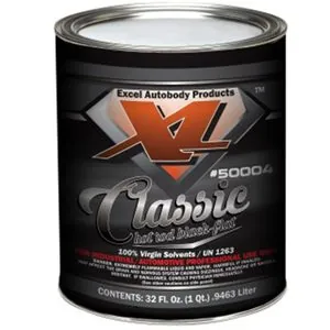 Excel Auto Body Products HOTROD BLACK FLAT QT