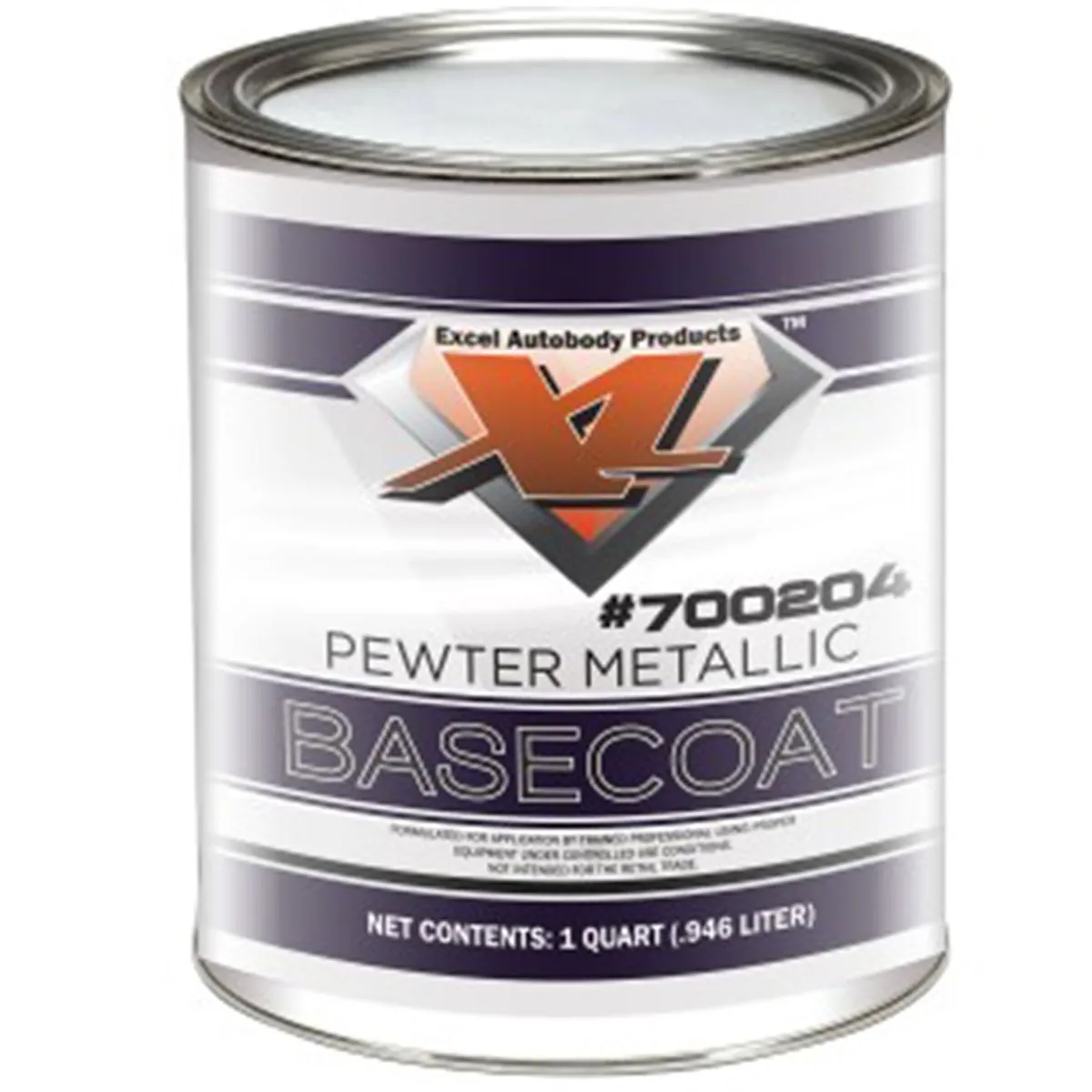 Excel Auto Body Products PEWTER METALLIC B/C QT.