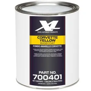 Excel Auto Body Products CORVETTE YELLOW B/C GA.
