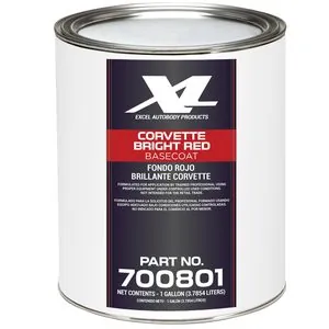 Excel Auto Body Products CORVETTE BRT RED B/C GA