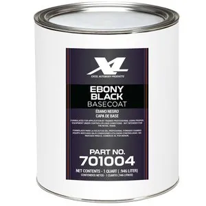 Excel Auto Body Products EBONY BLACK BASECOAT QT