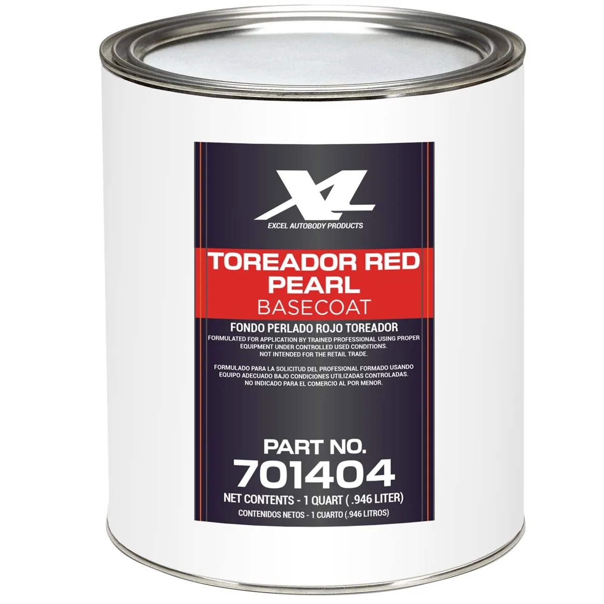 Excel Auto Body Products TOREADOR RED B/C QT.