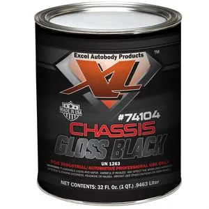 Excel Auto Body Products CHASSIS GLOSS BLACK QT.