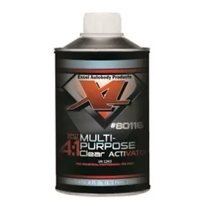 Excel Auto Body Products MULTI PURPOSE CLEAR ACTIVATOR - FAST 1/2PT