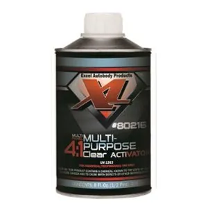 Excel Auto Body Products MULTI PURPOSE CLEAR ACTIVATOR - SLOW 1/2PT