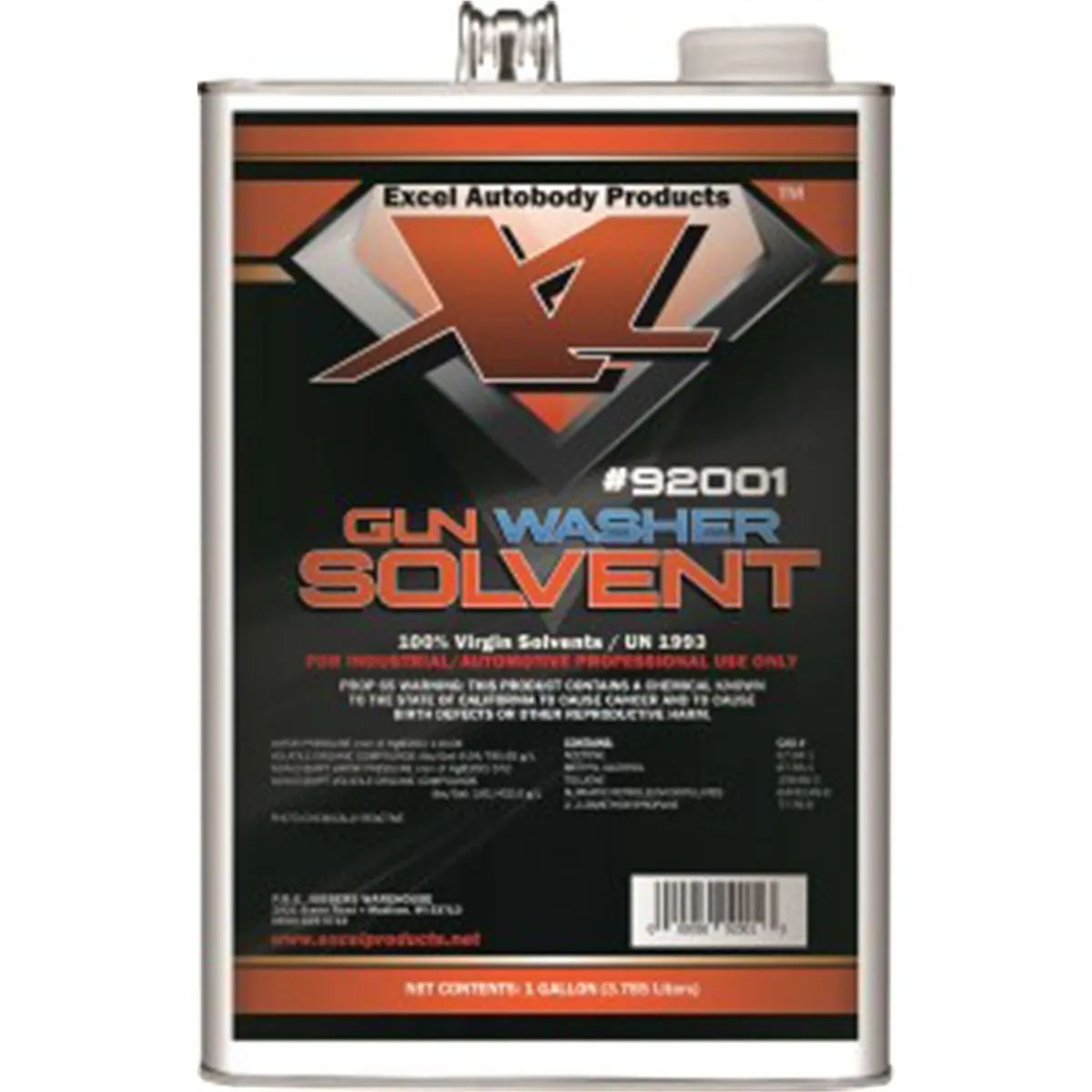 Excel Auto Body Products GUN WASHER SOLVENT GA