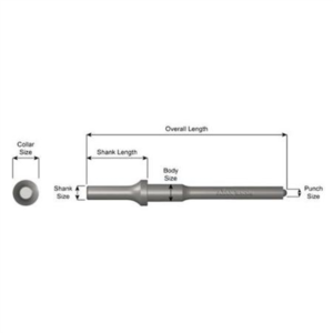 Ajax Tool Works #10 Roll Pin Driver, 3/8"