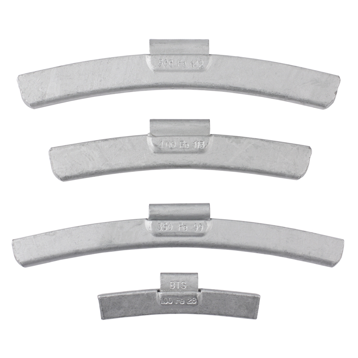 COATS Company BTSFE Coated Steel 2.5Oz. Clip-On Wheel Weight