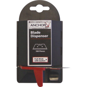 BLADE UTILITY .024 100PKTYPE 92 2 NOTCH W/DISPEN