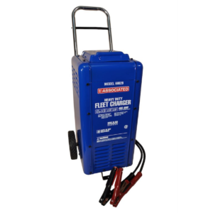 Associated 6002B 6V/12V/18V/24V 100A/80A/50A/40A Heavy Duty Fleet Wheel Battery Charger with 400A Engine Start