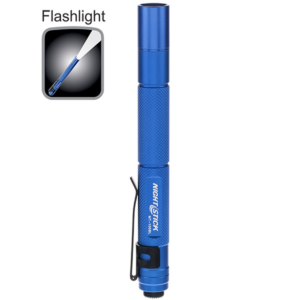 Bayco Mini-TAC Flashlight - Blue - 2 AAA Batteries