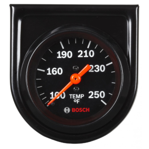 Bosch 2" Mechanical Water/Oil Temp Guage (Black Face)