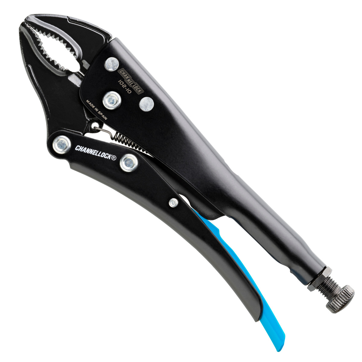 Channellock 102-10 10 Inch Curved Jaw Locking Pliers w/ Cutter