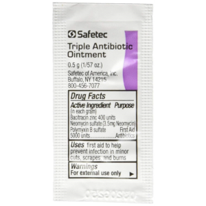 Chaos Safety Supplies Triple Antibiotic Ointment .5 gram Packets (Box of