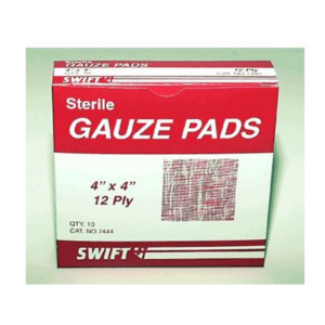 Chaos Safety Supplies Gauze Pads 4 in. x 4 in. (Pack of 10)