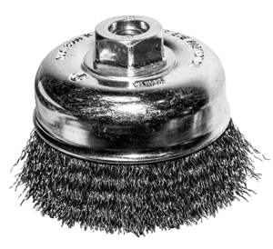 4" Crimped Wire Cup Brush x