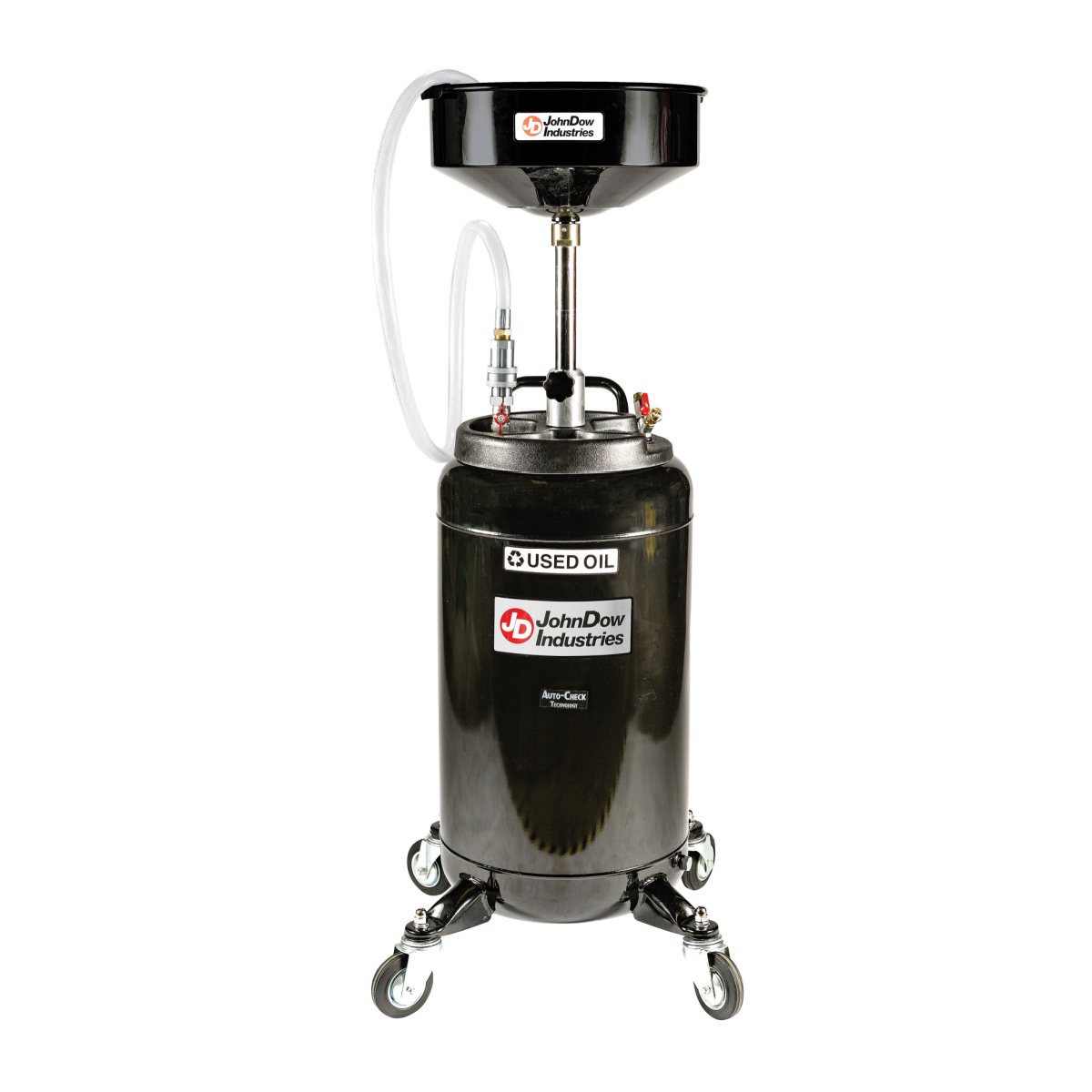 John Dow Industries 25 Gallon Heavy Duty Self-Evacuating Oil Drain with Auto Check Technology