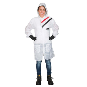 EMM Specilaties Colad 510162 5101 Series Blank Plain Spray Coat, 3X-Large, White, Nylon