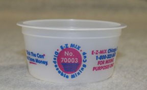 1/4-Pint Plastic Mixing Cups, box of 200