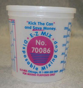 2-1/2-Quart Plastic Mixing Cups, box of 25