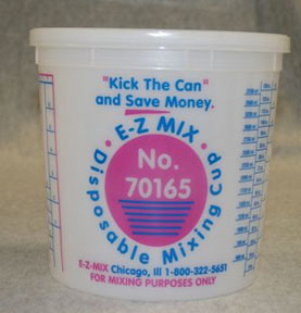 5-Quart Plastic Mixing Cups, box of 25