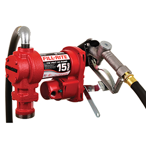 115 Volt AC 15 GPM (57 LPM) Pump with Hose and Manual Nozzle