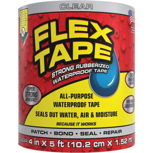 Flex Tape Clear 4"x 5'