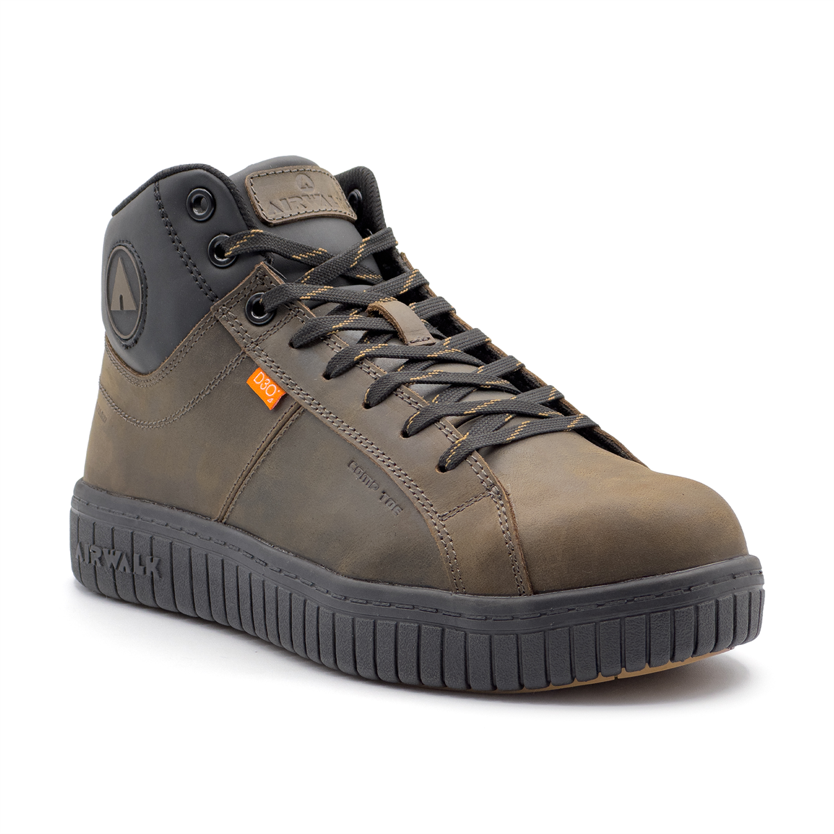 AIRWALK Deuce Mid MET - Men's - CT|EH|MT|SF|SR - Dark Coffee / Black - Size: 9.5 - D - (Regular)