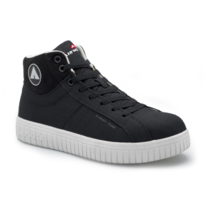 AIRWALK DEUCE Mid - Men's Mid Top Shoe - CT|EH|SR - Black/White - Size: 13 - D - (Regular)