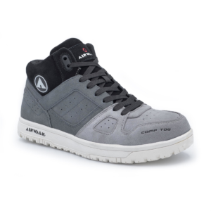 AIRWALK MONGO Mid - Men's Mid Top Shoe - CT|EH|SR - Gray/White - Size: 10 - D - (Regular)