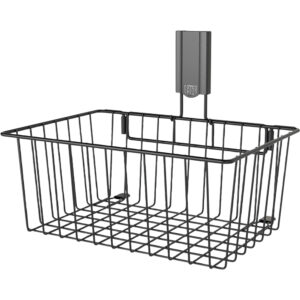 12" Small Magnetic Basket Black - 35lb Cap