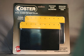Coster Steel Auto Body Spreaders, 2 Steel Spreaders - 6"