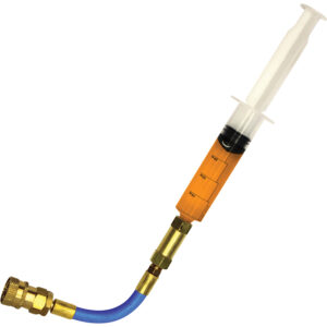 1 oz (30 ml) A/C Dye Syringe Injector with pressure check valve & hose for R-1234yf systems