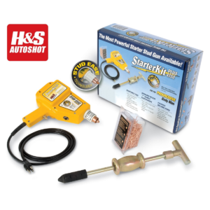 H&S AutoShot UNI-4550 Uni-Spotter STARTER PLUS Spot Weld Kit Includes Stud Gun, Slide Hammer and Studs