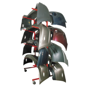 Innovative Tools & Tech Mobile Bumper MBM Mobile Bumper Cover Storage Rack, 41 in W x 37 in D x 85 in H, 250 lb Load