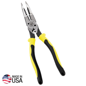 Klein Tools Pliers, All-Purpose Needle Nose Pliers with Crimper, 8.5-Inch