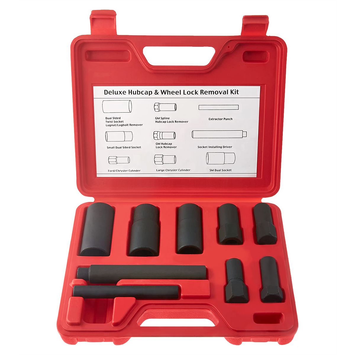 K Tool International Locking Lug Nut Remover Kit