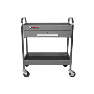 K Tool International Service Tool Cart Steel 1-Drawer 2-Shelves (Grey)