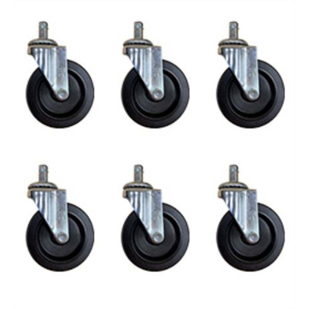 ShopSol 3” Push-in Type Casters for ShopSol; Set of 6; Replacement