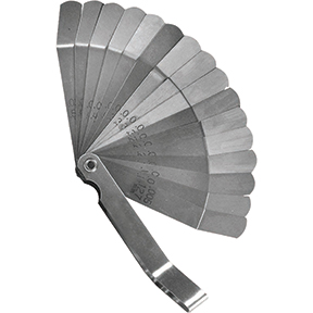 16-Blade 45° Offset Tappet Feeler Gauge