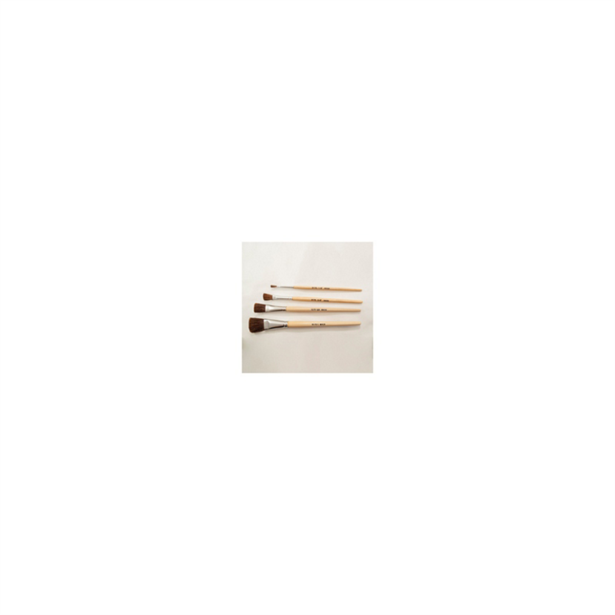 Mack Brushes 5170-1/4 5170 Series Camel Hair Lacquering Touch-Up Fine Grade Brush, 1/4 in Brush, Wood Handle