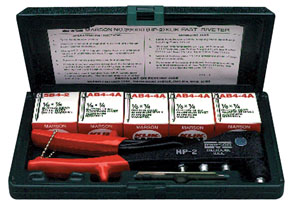 200-Kit HP-2 Hand Riveter with Rivet Assortment
