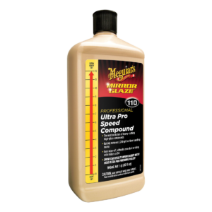 Meguiars Mirror Glaze M11032 Heavy-Cut Ultra Pro Speed Compound, 32 oz Bottle, High Gloss White, Liquid